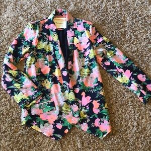 Floral blazer